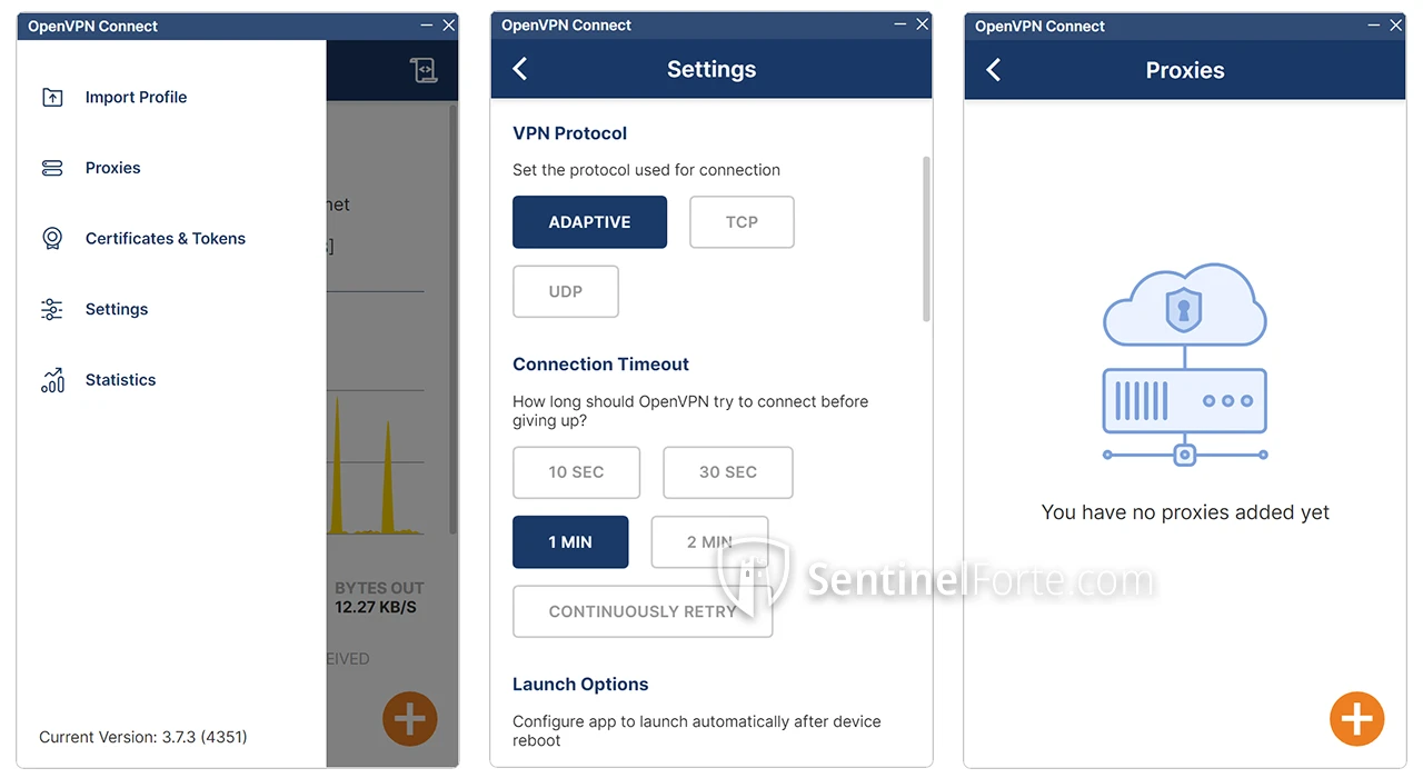 OpenVPN 2025 advanced settings screenshot